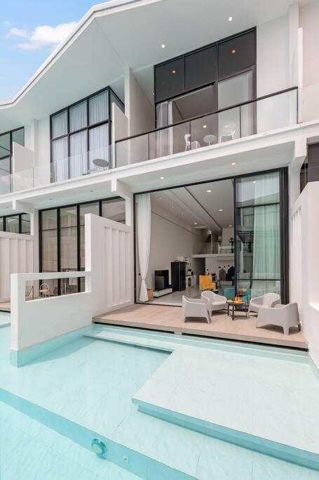 Unique Townhouse Pool Slide Access Villa Koh Samui Exterior photo