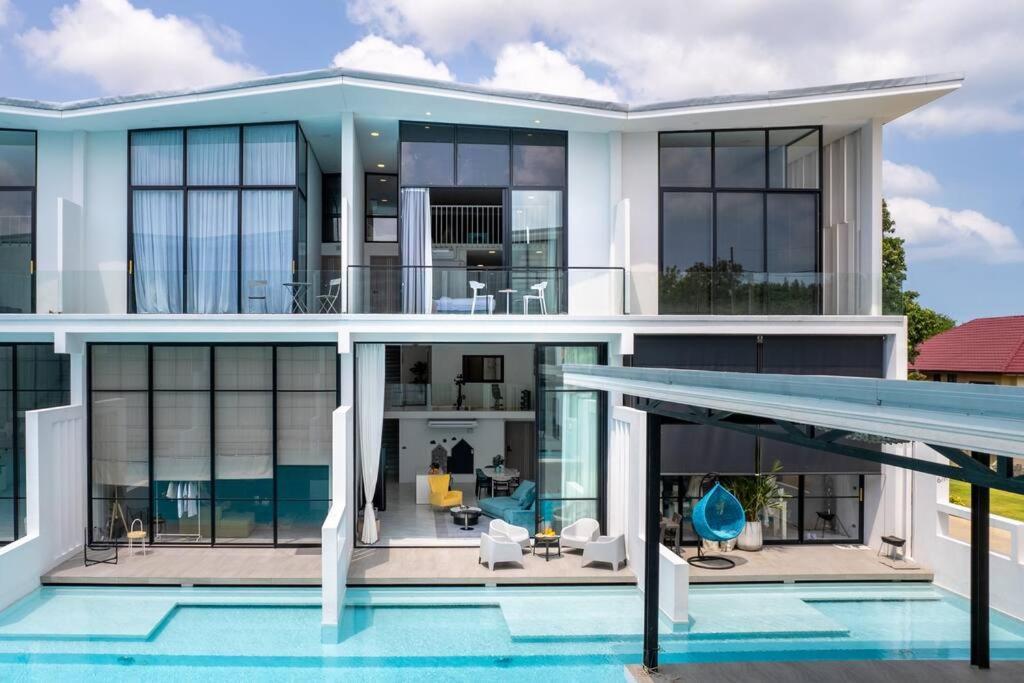 Unique Townhouse Pool Slide Access Villa Koh Samui Exterior photo